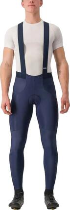 Cuissard Long à Bretelles Castelli Sorpasso Ros Bleu Marine