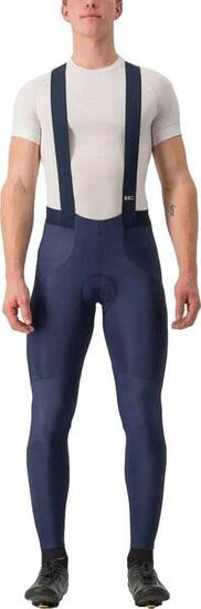 Cuissard Long à Bretelles Castelli Sorpasso Ros Bleu Marine