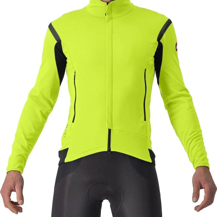 Castelli Perfetto RoS 2 Long Sleeve Jacket Dark Grey/Yellow