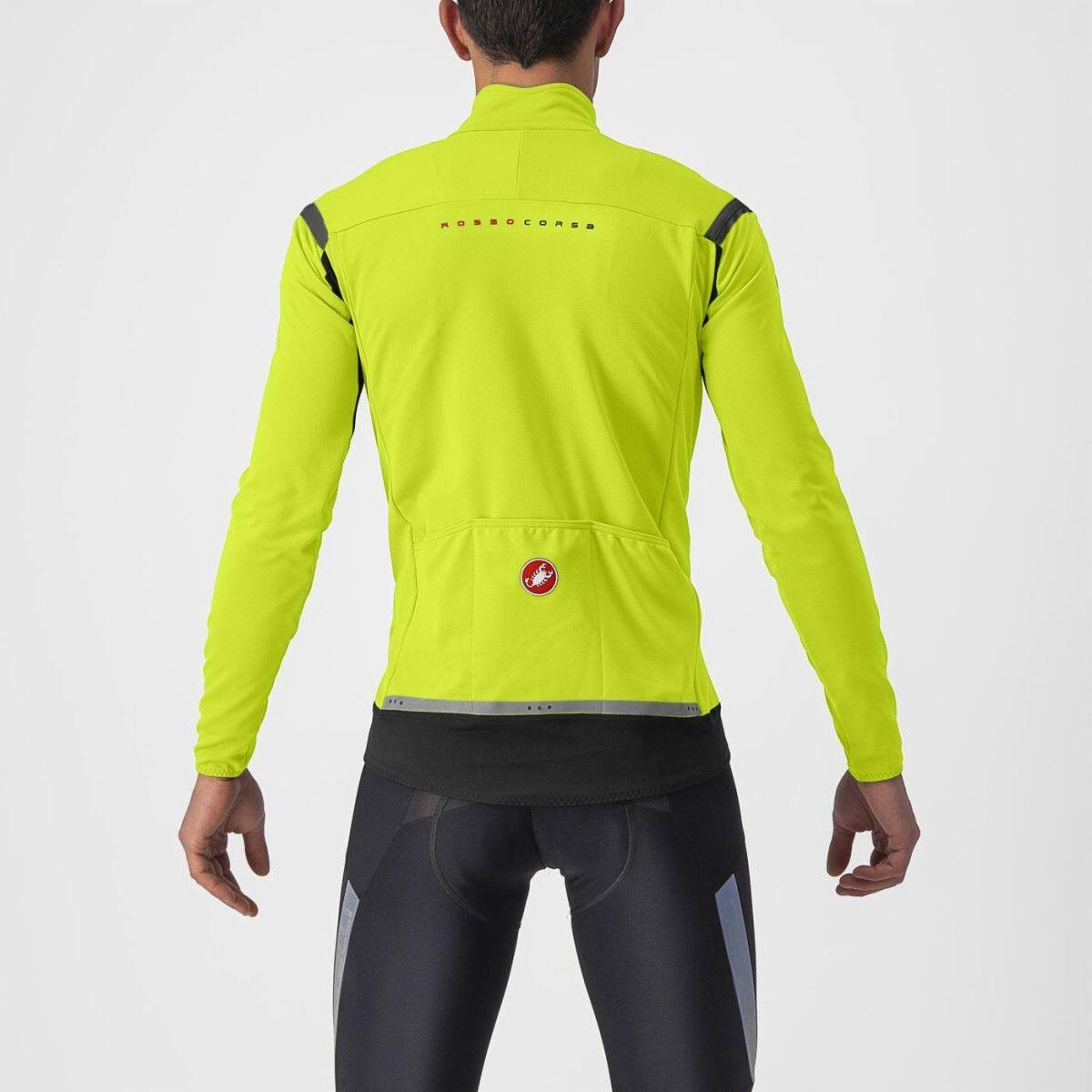 Castelli Perfetto RoS 2 Long Sleeve Jacket Dark Grey/Yellow 2/2