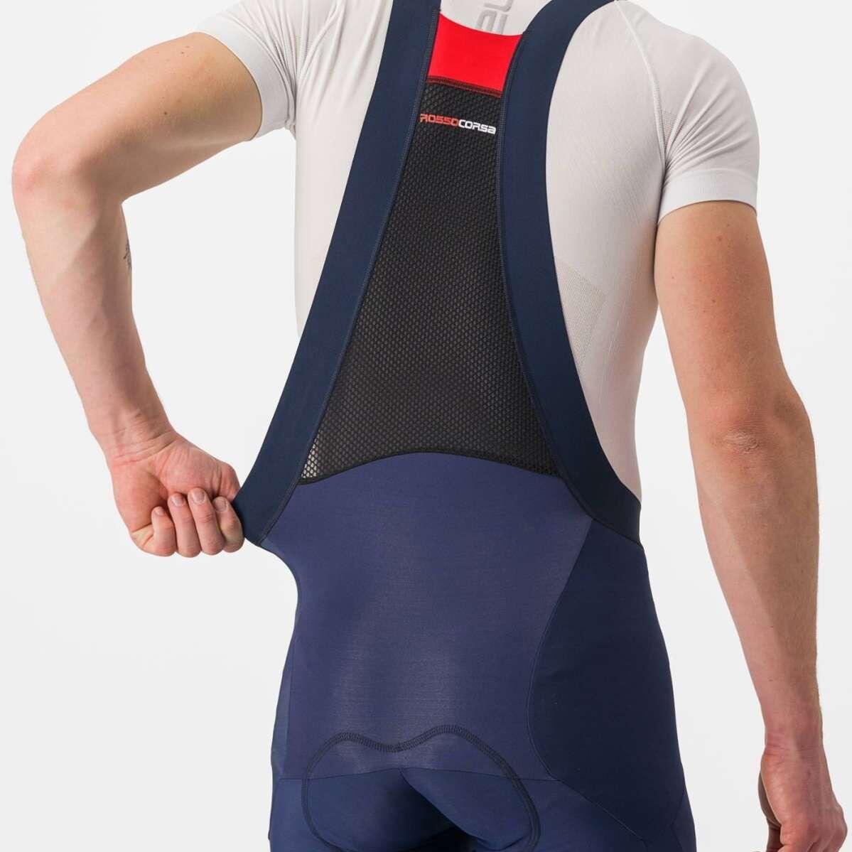 Culotte con tirantes Castelli Sorpasso Ros Navy 4/5