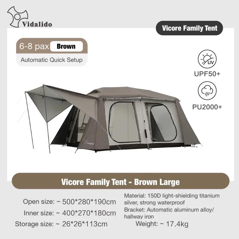 Vidalido Vicore Auto Tent Mini White
