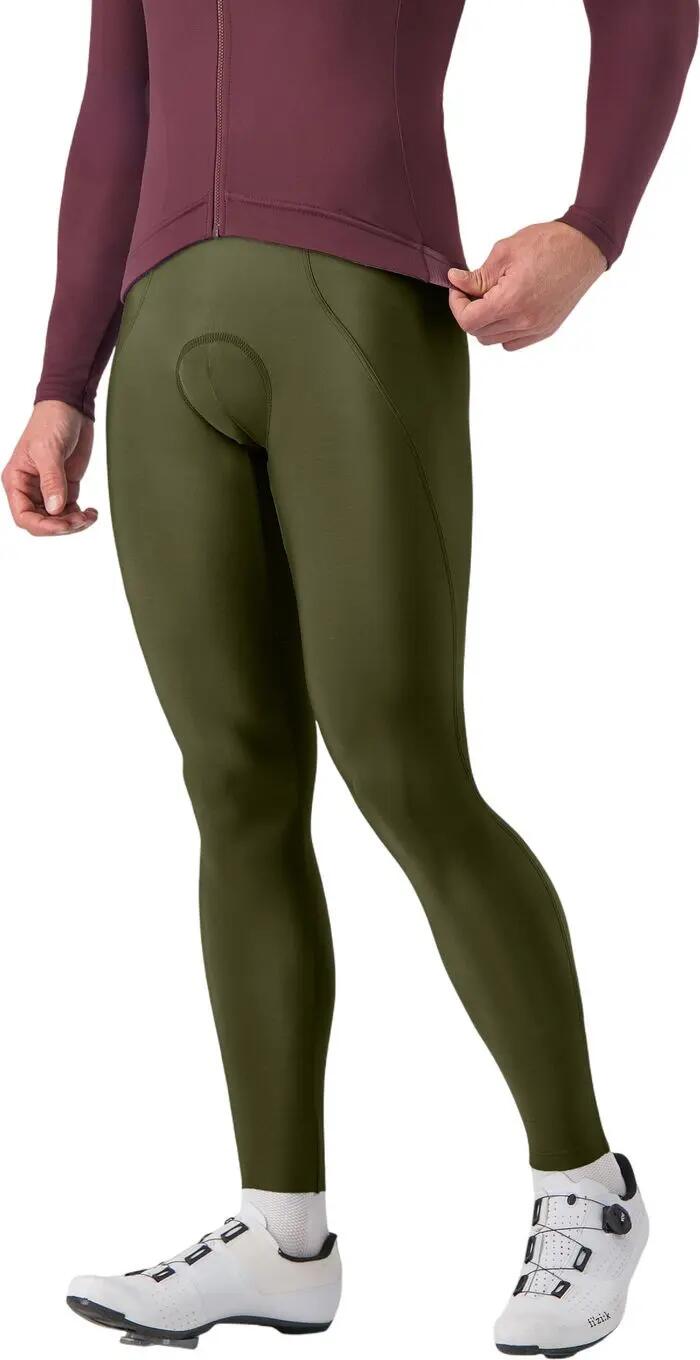 Cuissard Long à Bretelles Homme Castelli Espresso Vert 1/2