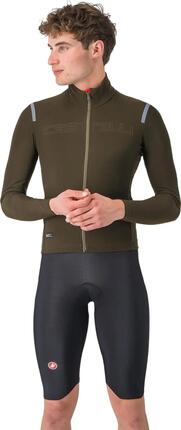 Cuissard Court à Bretelles Homme Castelli Omloop Thermal Noir