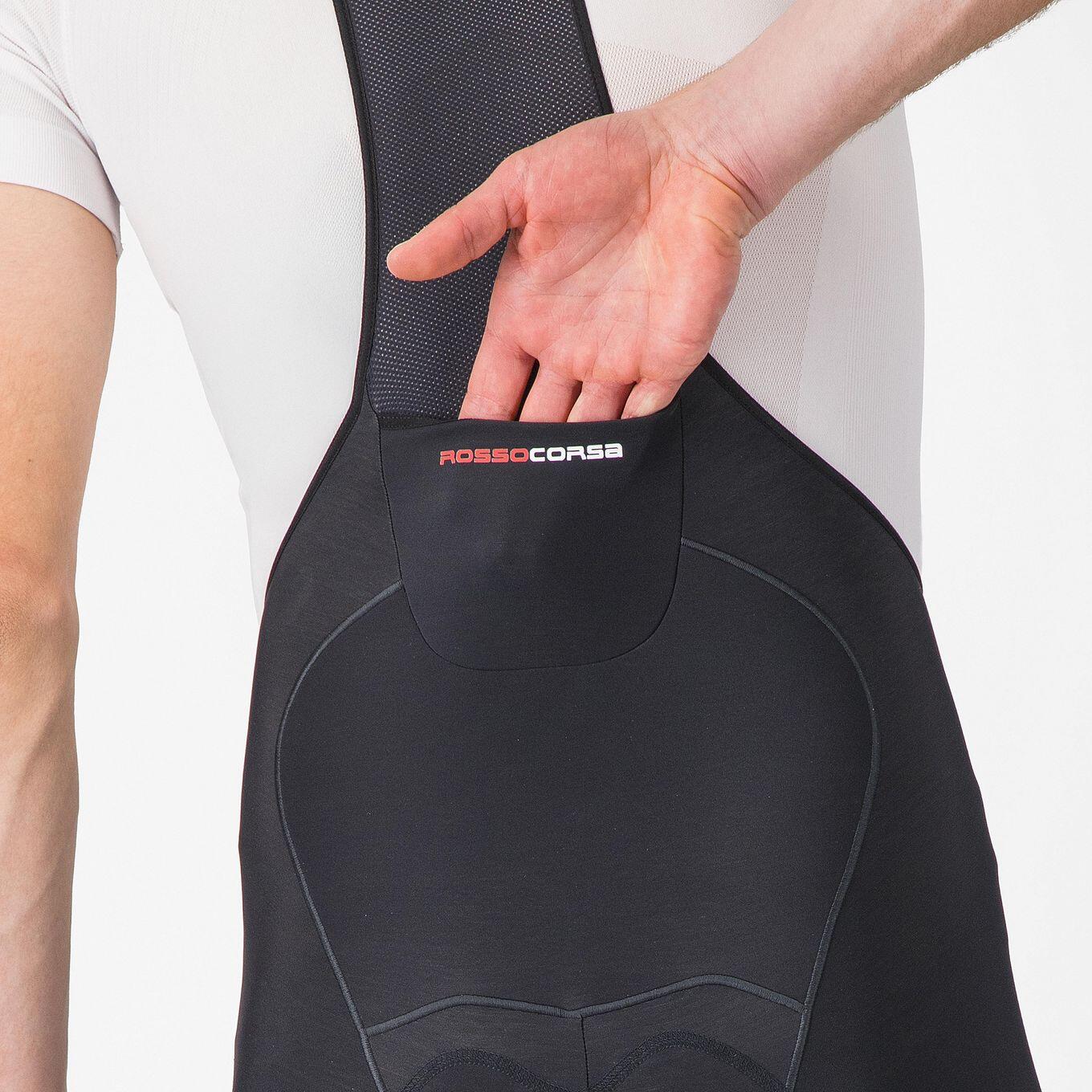 Calções Castelli Omloop Thermal Bib Short para homem Preto 5/5