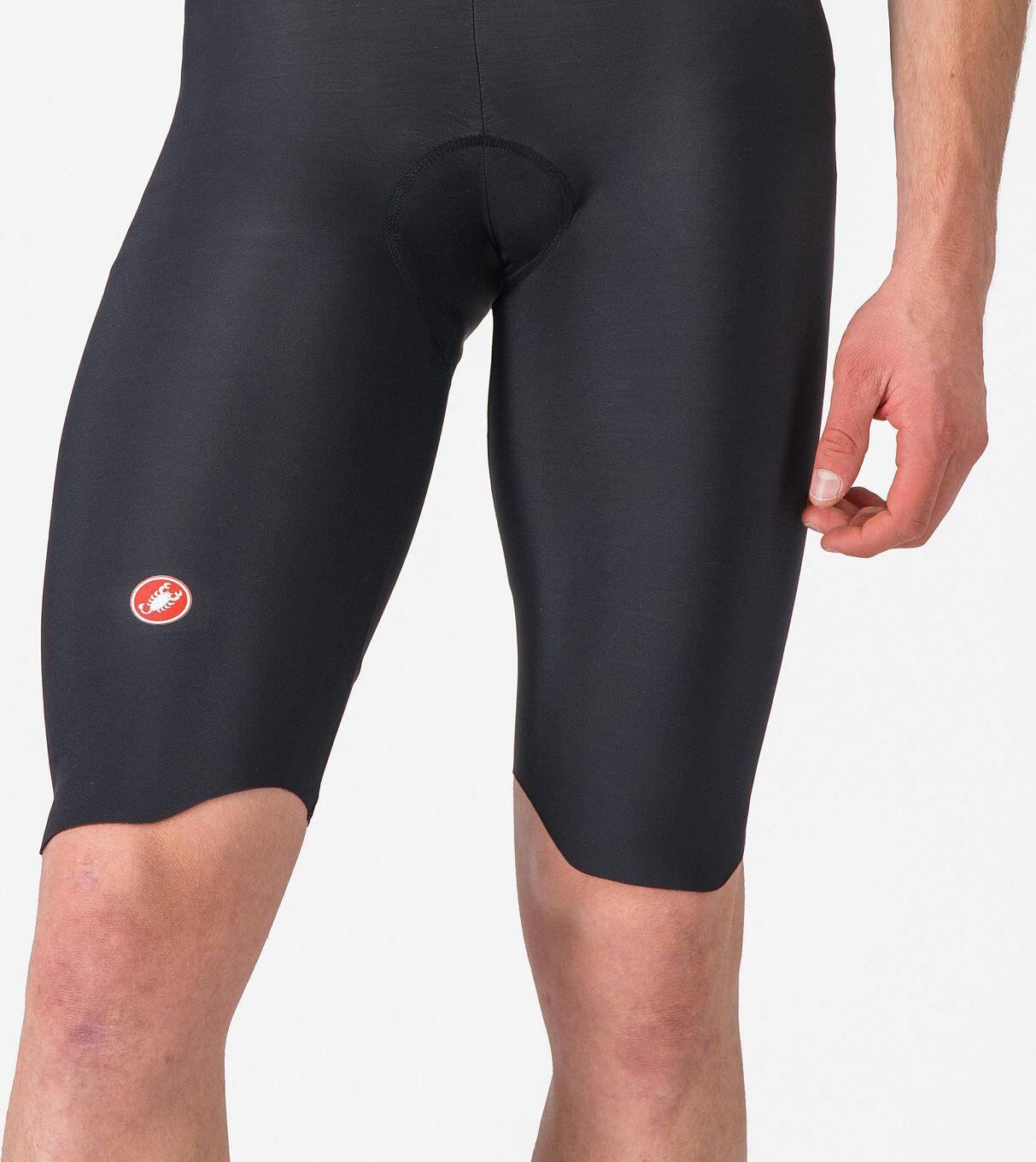 Calções Castelli Omloop Thermal Bib Short para homem Preto 4/5