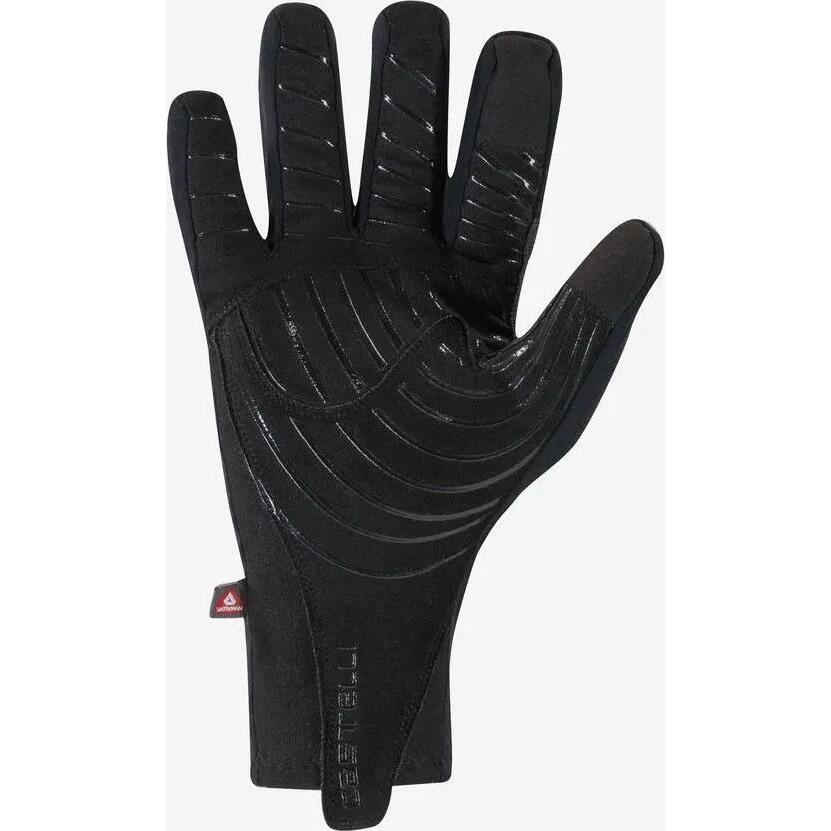 Mănuși ciclism lungi Castelli Espresso 2 | iarnă 3-10°C - BLACK
