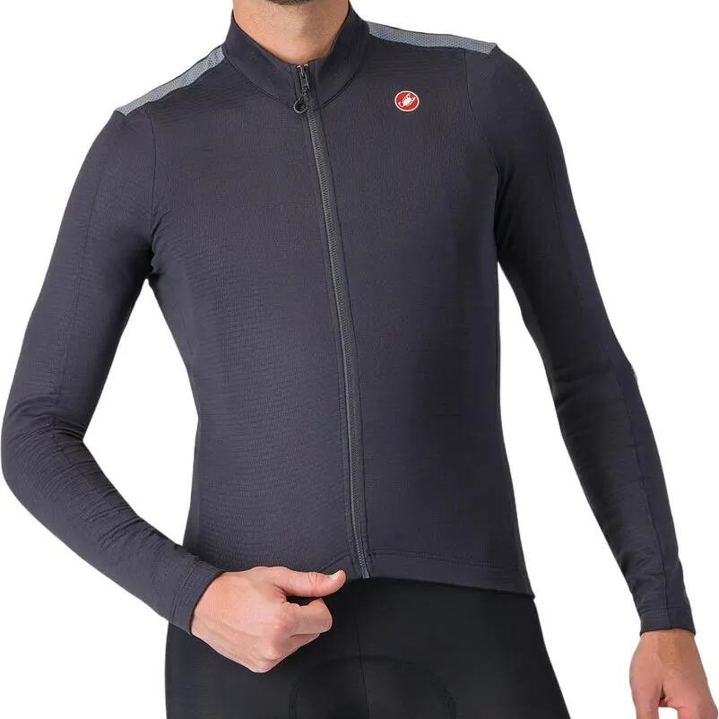 Castelli Puro 4 Men's Long Sleeve Jersey Grey