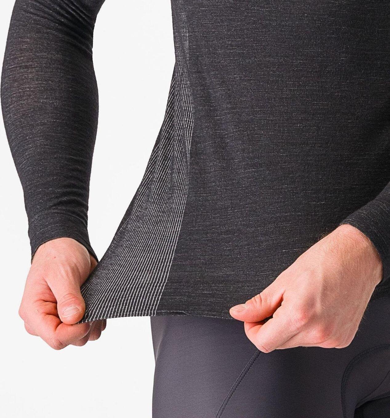 Castelli Merino Seamless Long Sleeve Baselayer Preto 4/5