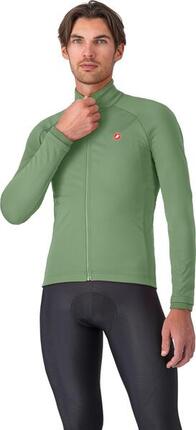 Castelli Competizione Heren Lange Mouw Jas Groen