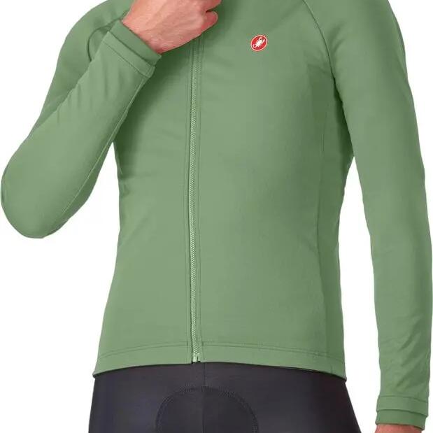 Castelli Competizione Men's Long Sleeve Jacket Green