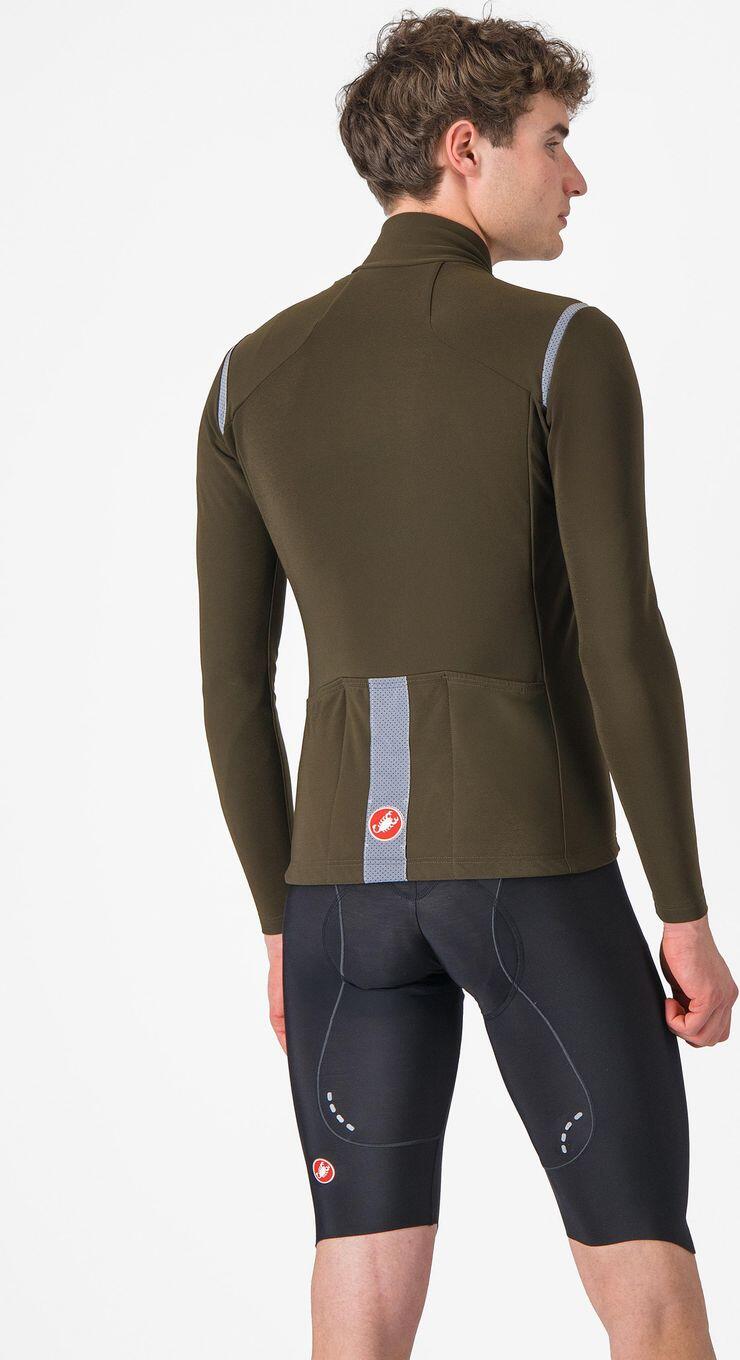 Calções Castelli Omloop Thermal Bib Short para homem Preto 2/5