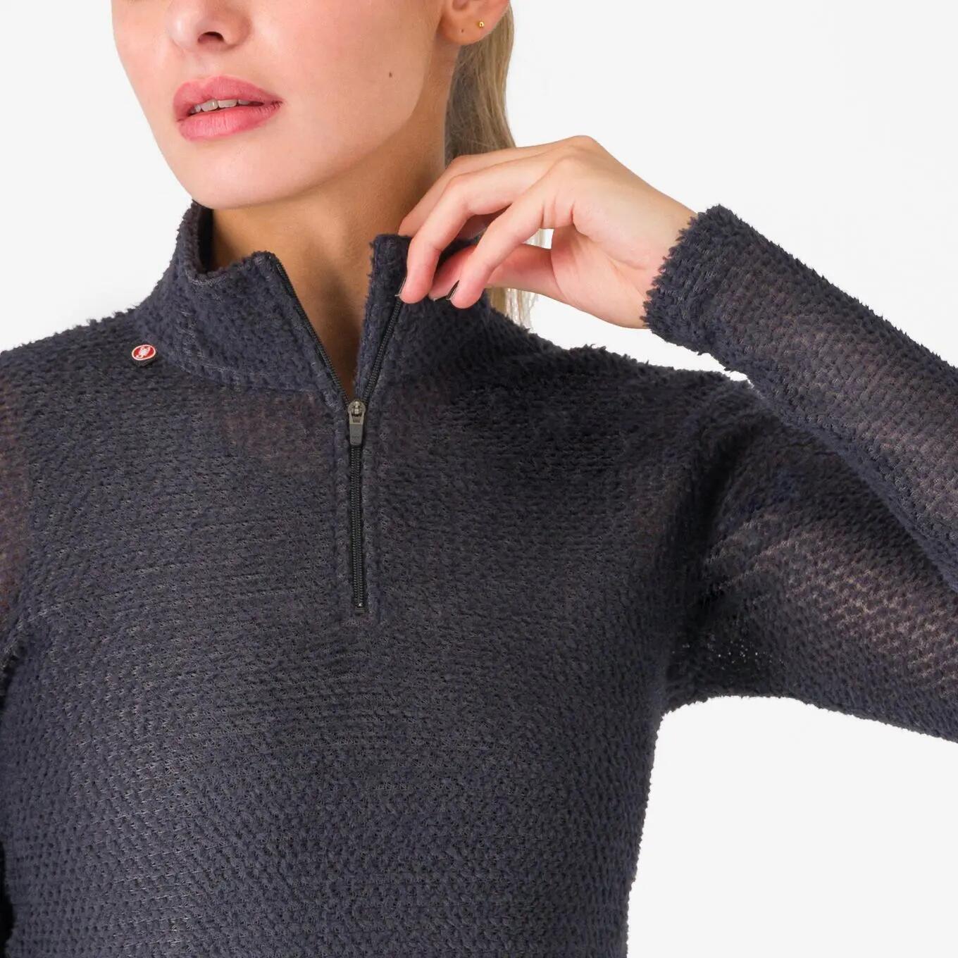 Castelli Cold Days Unterhemd Schwarz Women 3/4
