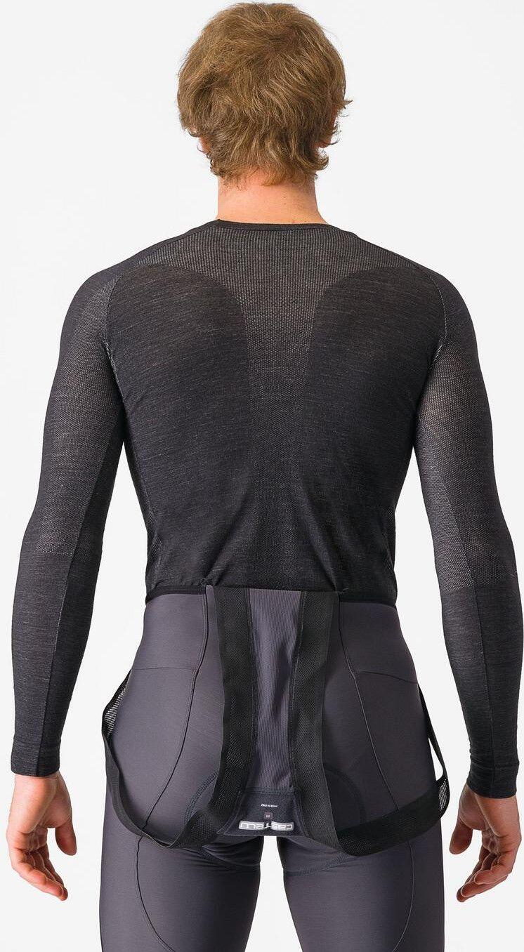 Castelli Merino Seamless Long Sleeve Baselayer Preto 2/5