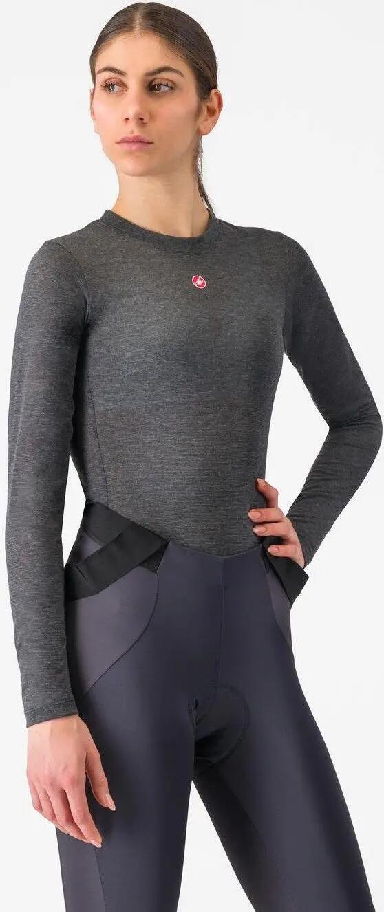 Castelli Medio Cinzento Camisola de manga comprida para mulher 2/5