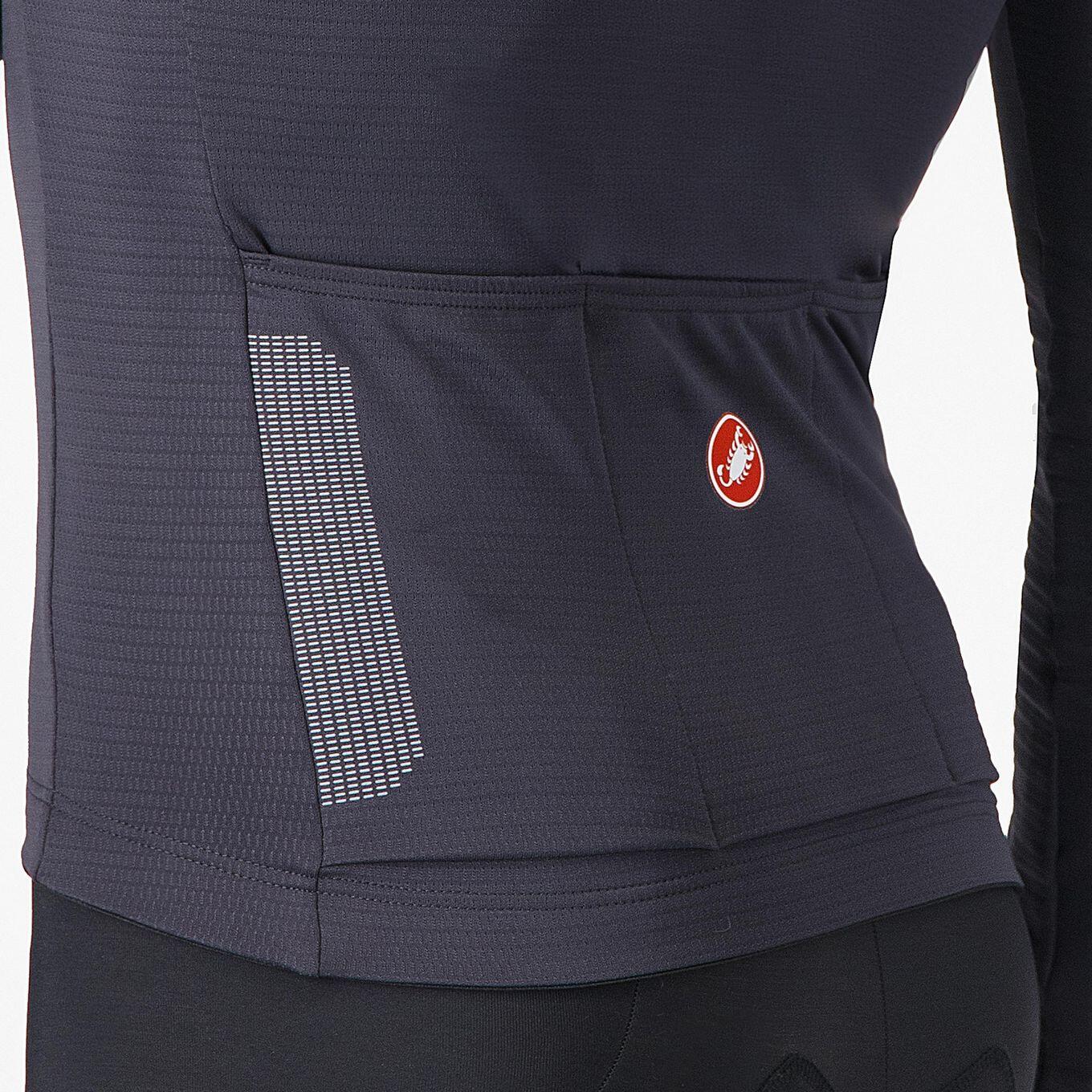 Maillot Manches Longues Homme Castelli Puro 4 Gris 4/6