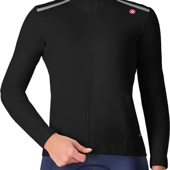 Castelli Espresso Air Women's Long Sleeve Jacket Black