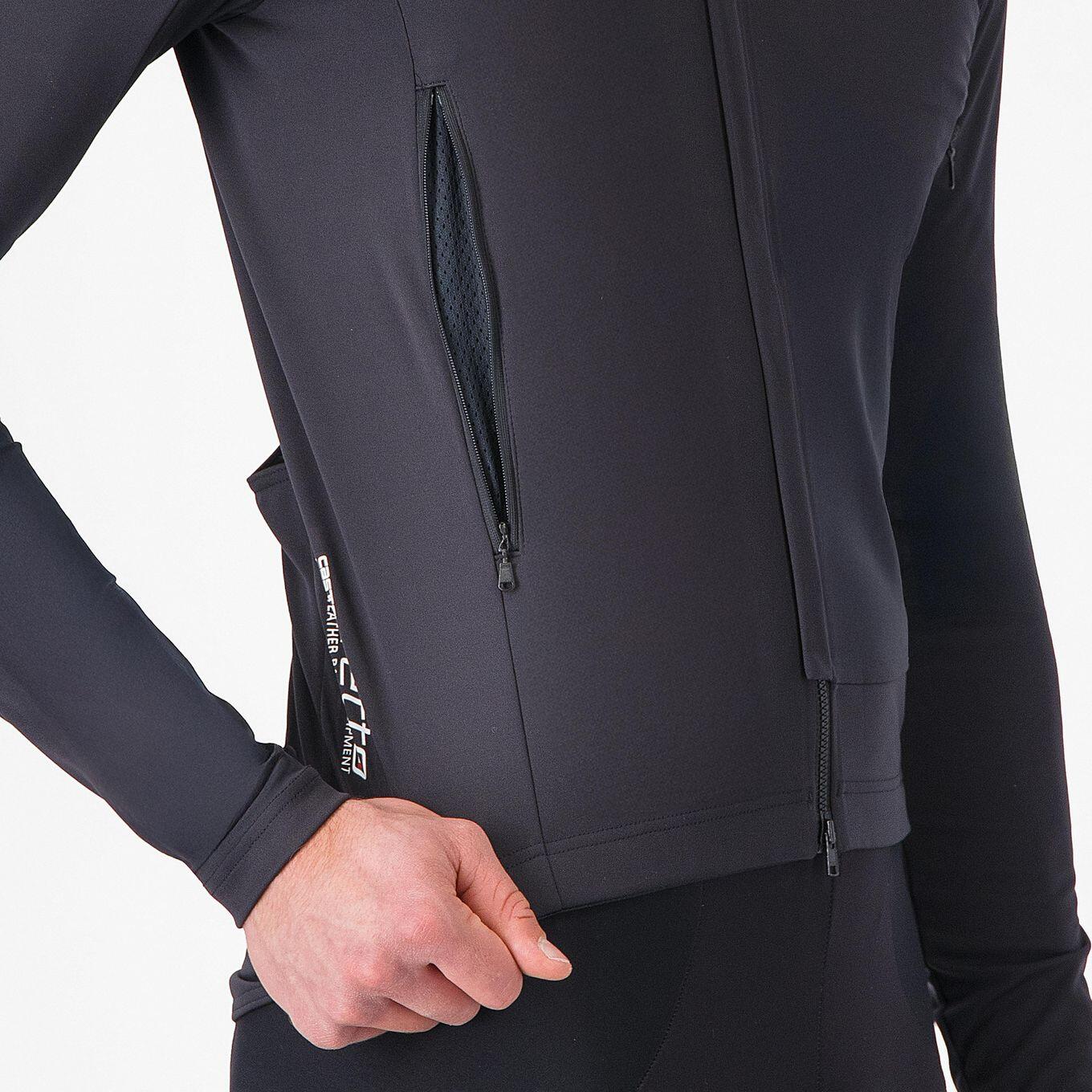 Casaco Castelli Perfetto Ros 3 de manga comprida para homem Preto 6/7