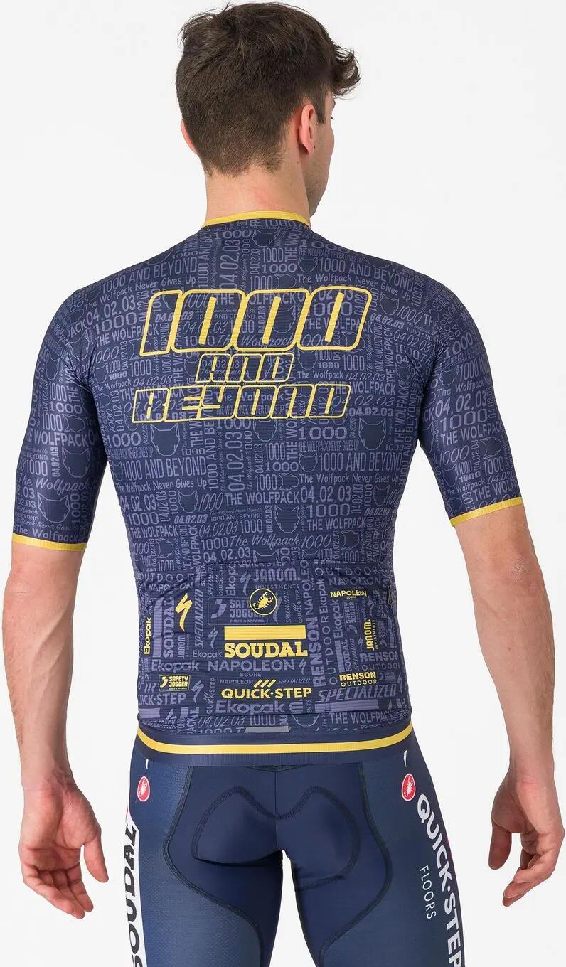 Castelli Wolfpack 1000 Victory Blau/Gold Herren Kurzarmtrikot 2/6