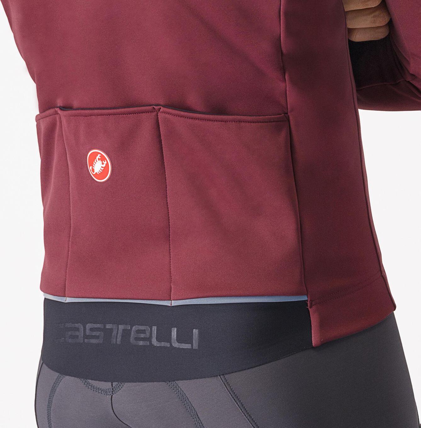 Veste Manches Longues Castelli Espresso Air Bordeaux 4/5