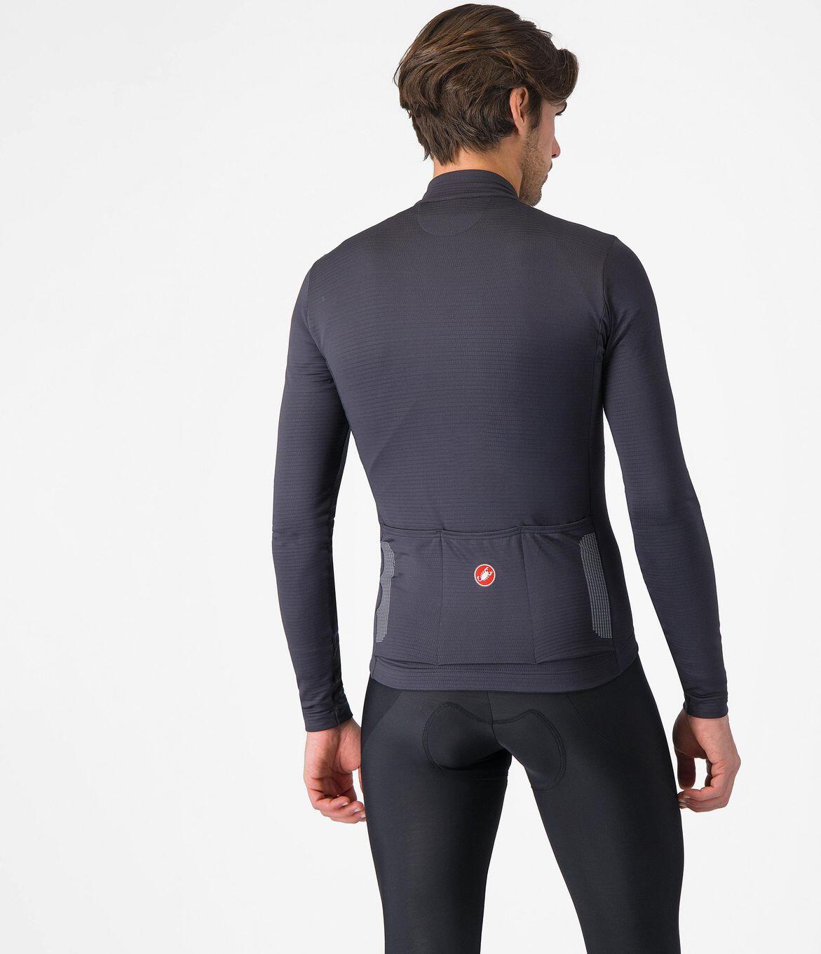 Maillot Manches Longues Homme Castelli Puro 4 Gris 2/6