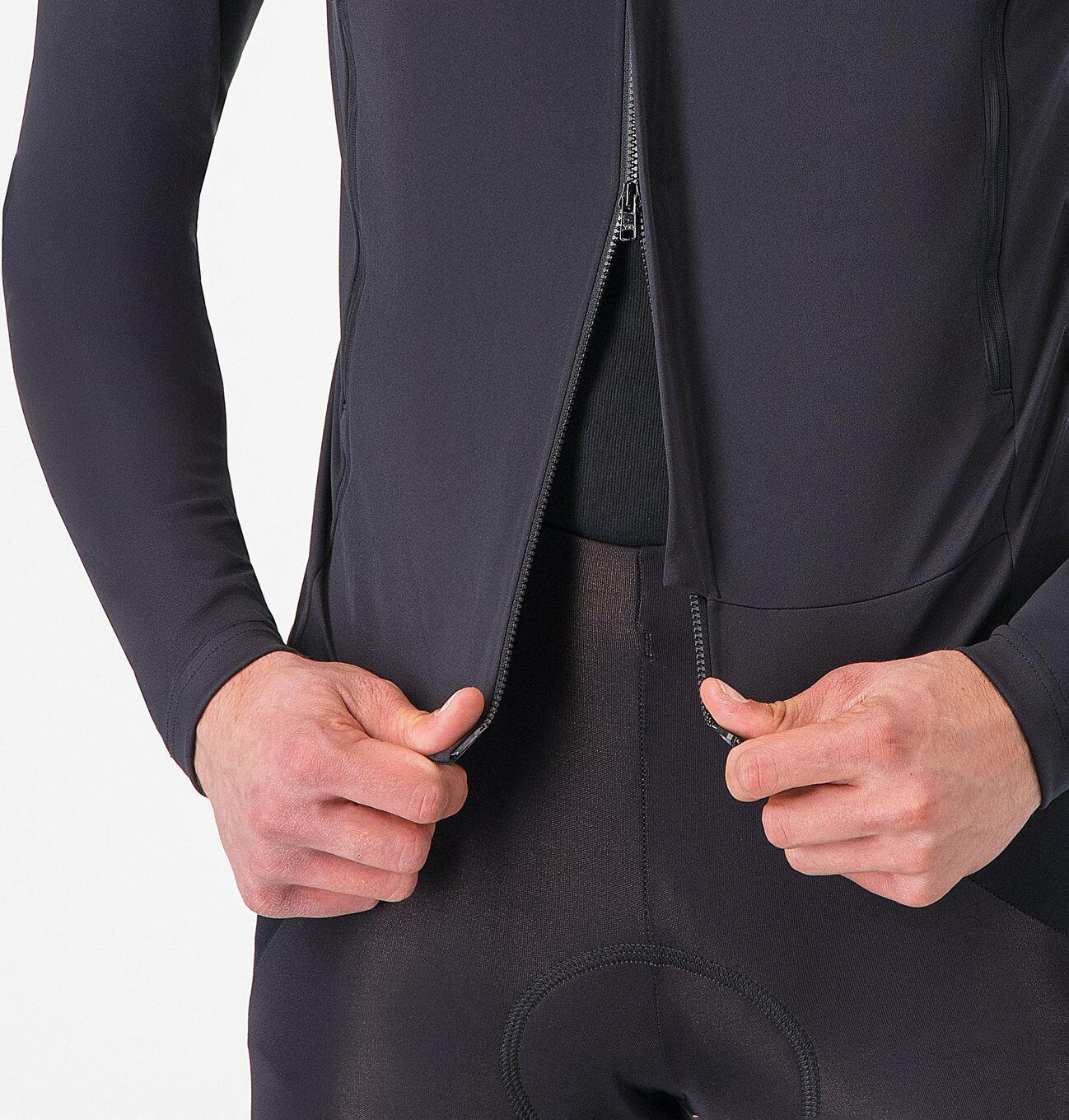 Casaco Castelli Perfetto Ros 3 de manga comprida para homem Preto 5/7
