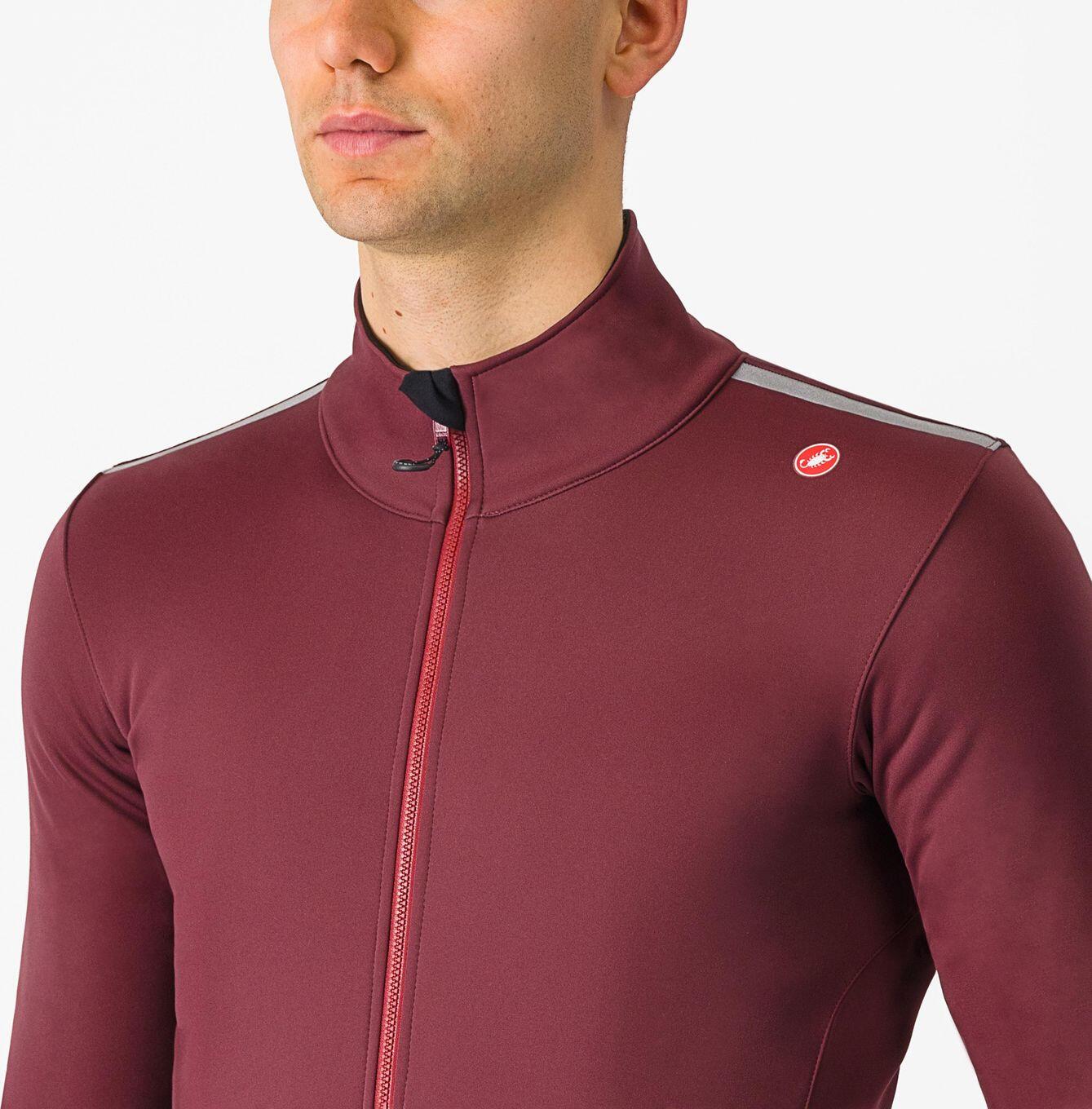 Veste Manches Longues Castelli Espresso Air Bordeaux 3/5