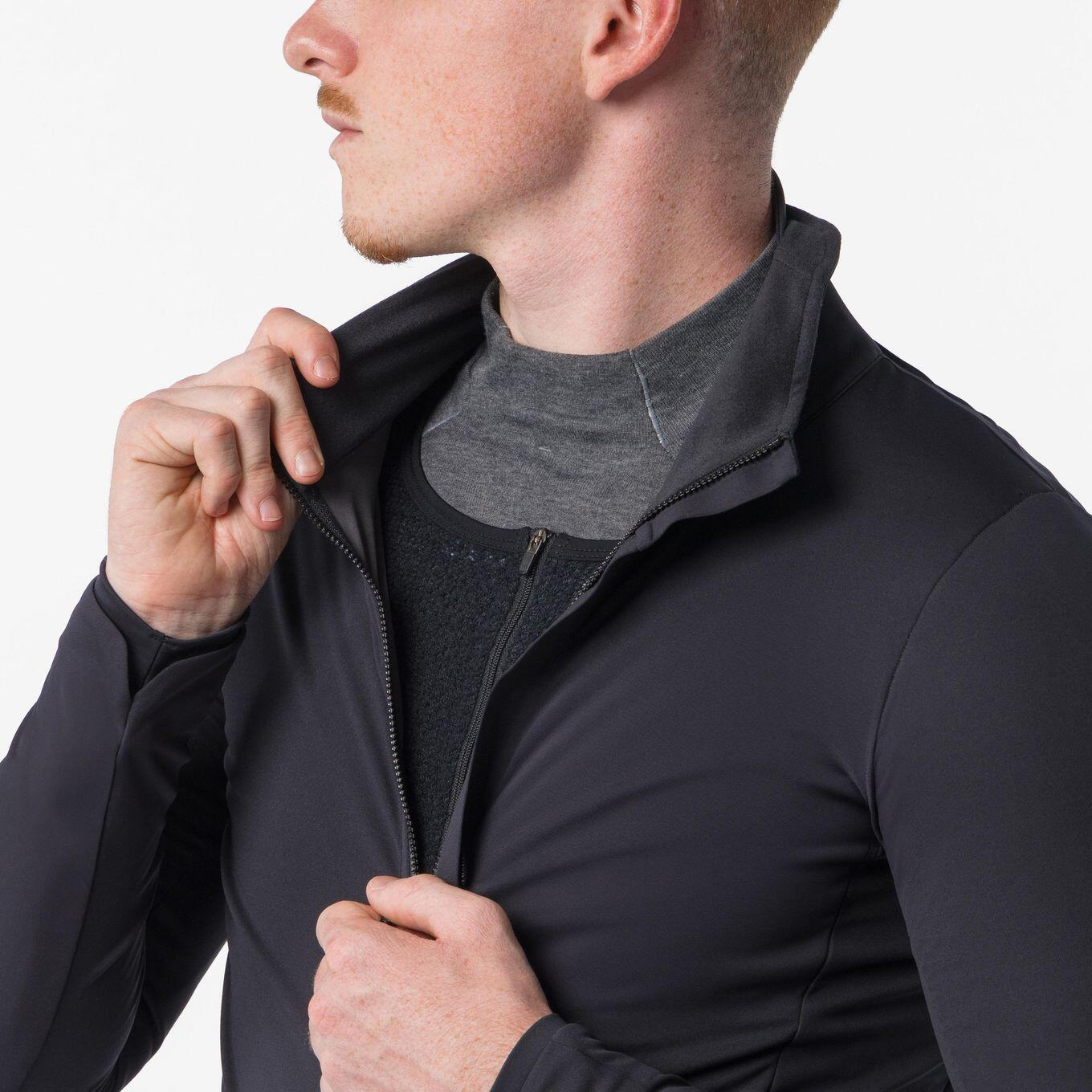 Casaco Castelli Alpha 150 de manga comprida para homem Preto 3/6