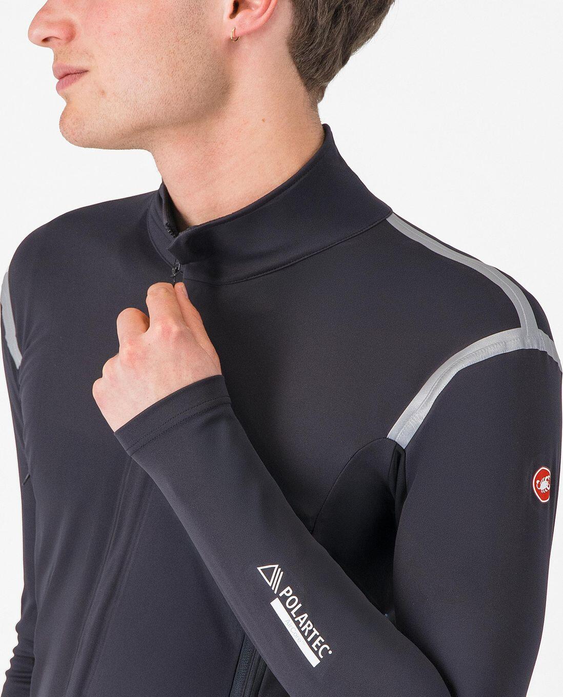 Casaco Castelli Perfetto Ros 3 de manga comprida para homem Preto 3/7