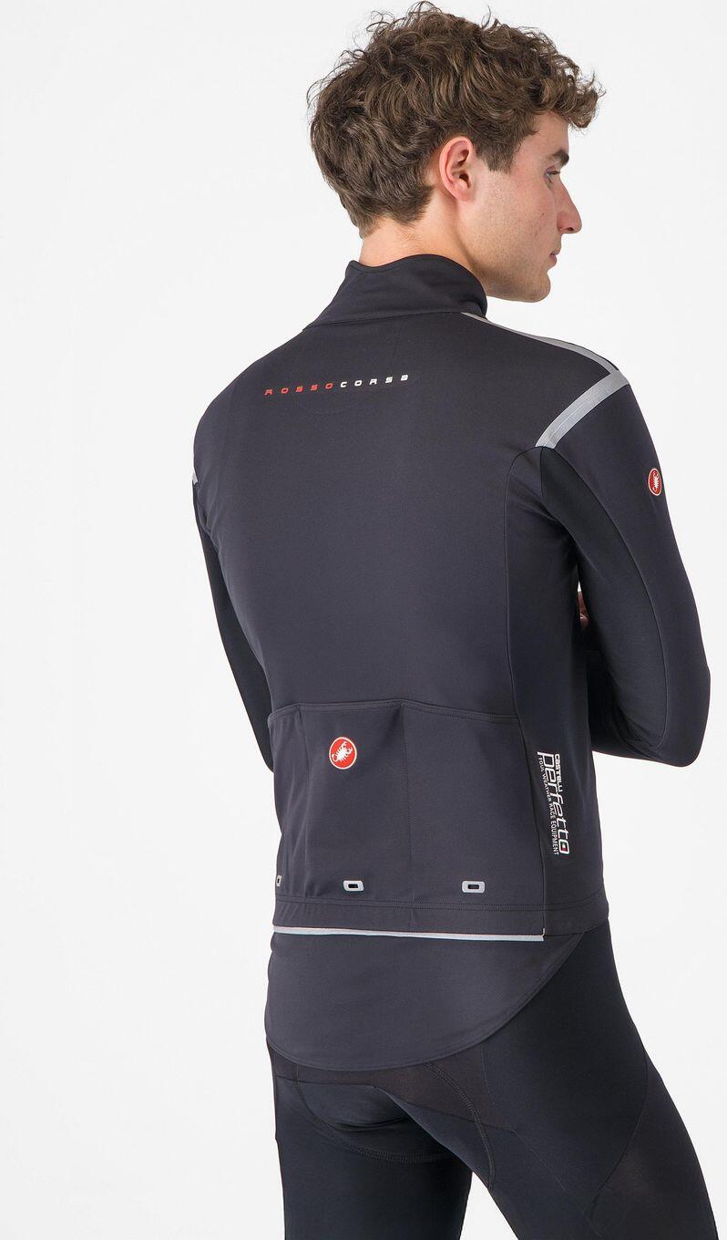 Casaco Castelli Perfetto Ros 3 de manga comprida para homem Preto 2/7