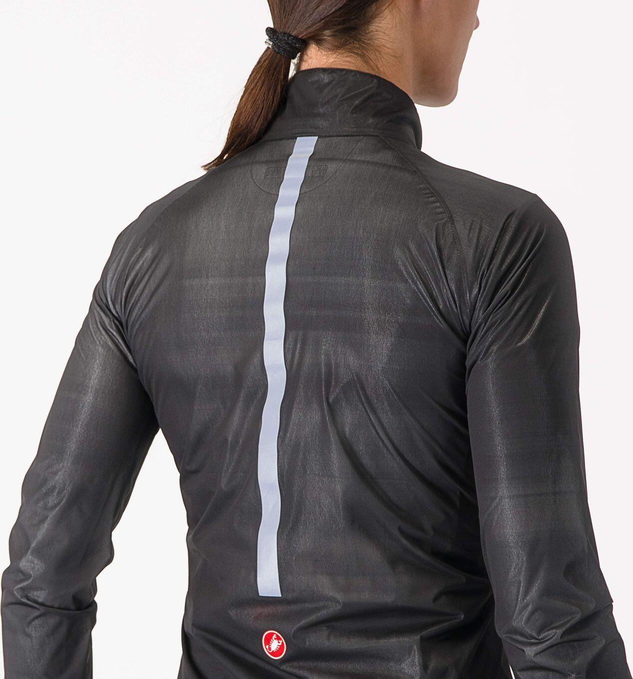 Castelli Squall Shell Winddichte Jas voor dames Zwart/Zilver 3/6