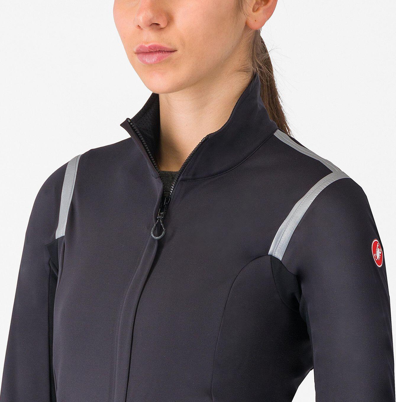 Casaco Castelli Perfetto Ros 3 de manga comprida para mulher Preto 3/7