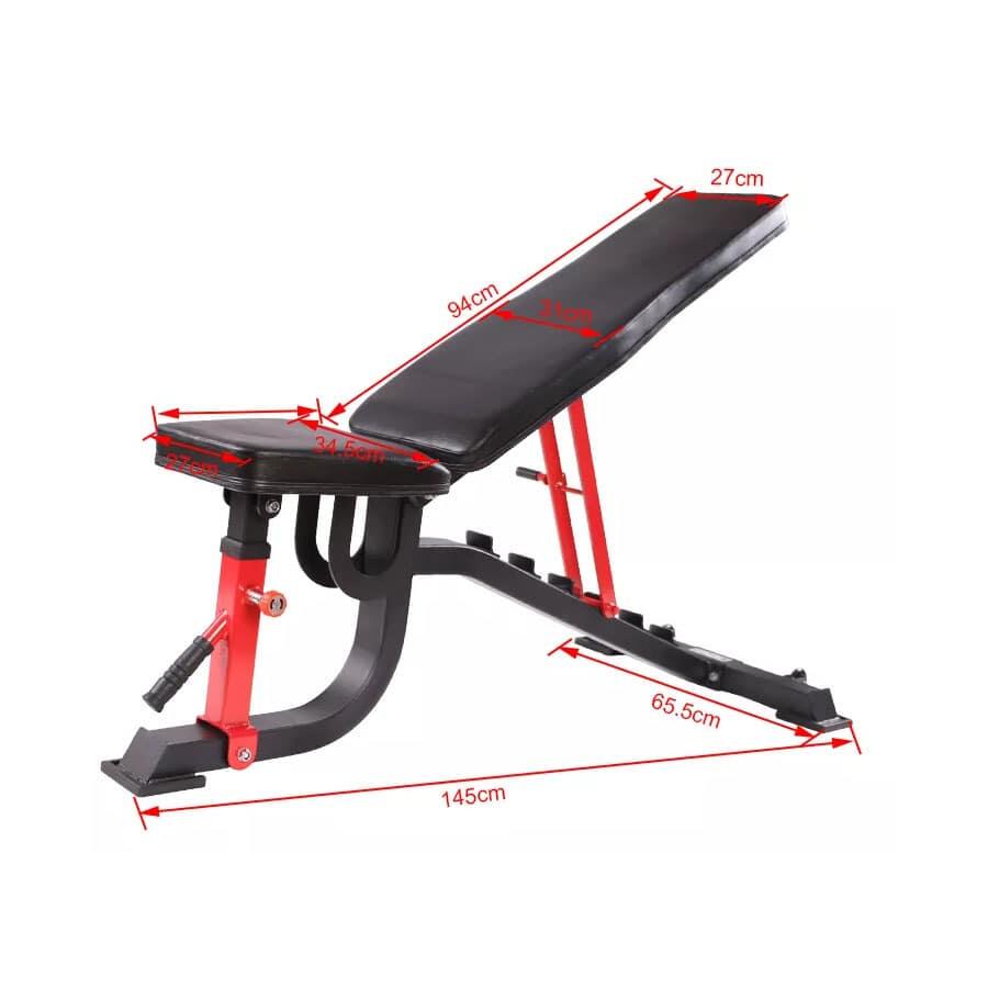 Banco de Musculacion ajustable  VIOK negro 5/5