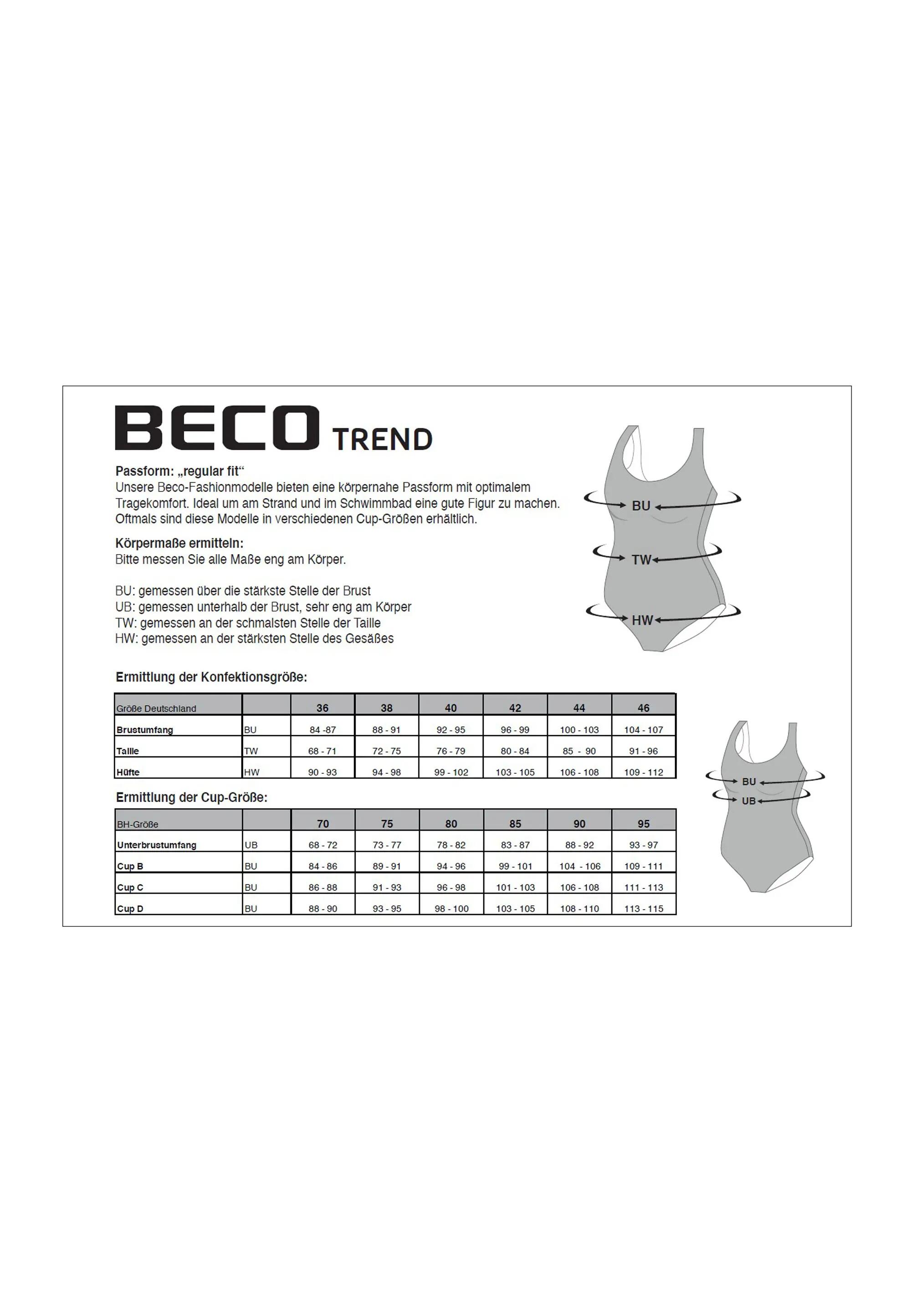 Beco Badeanzug Blau - 36 9/9