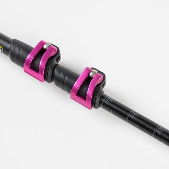 Bâtons de randonnée télescopiques alu et carbone - B LIGHT RUBIS MK3 6/8