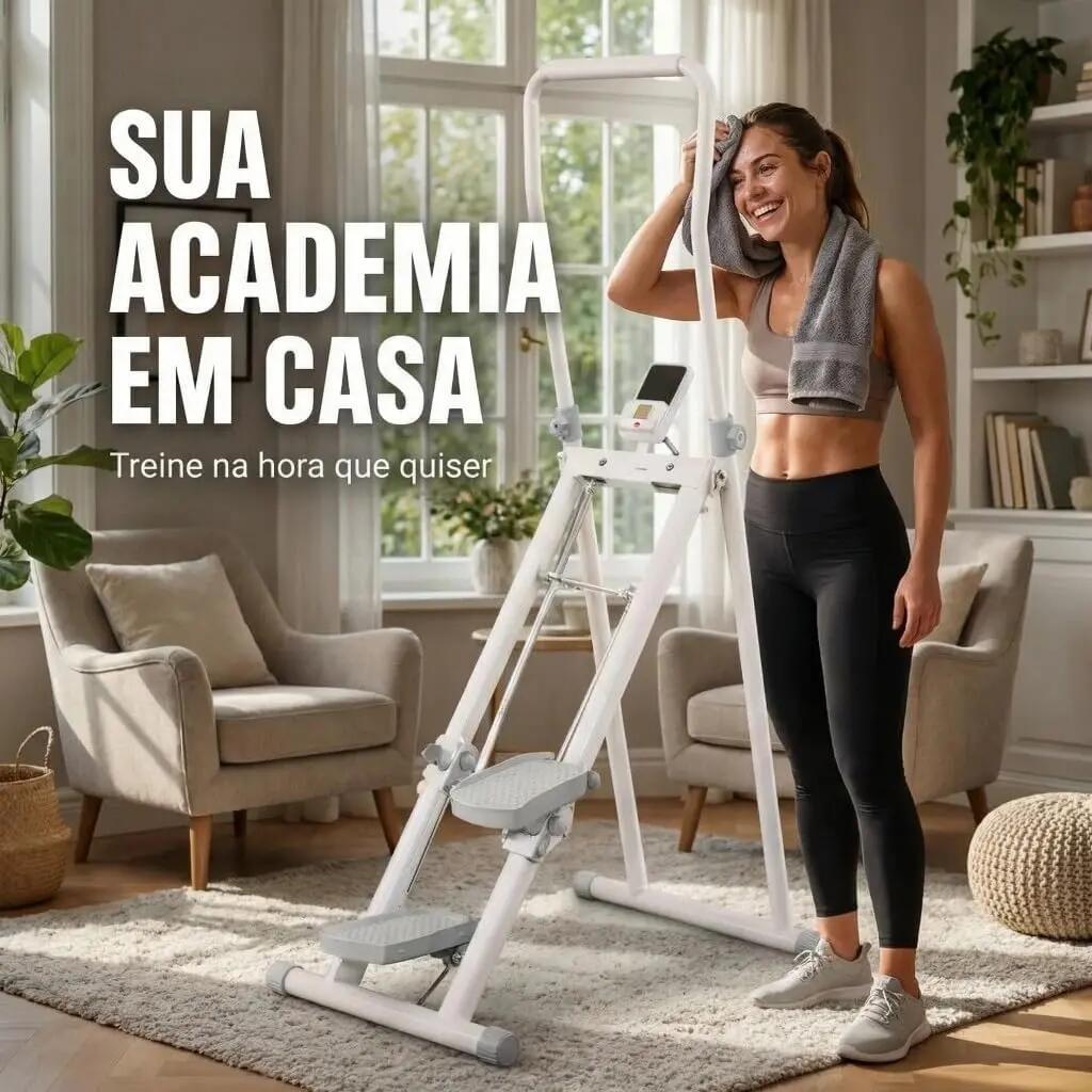 Step escalador dobrável MG-401, ecrã LCD, até 100 kg 4/6