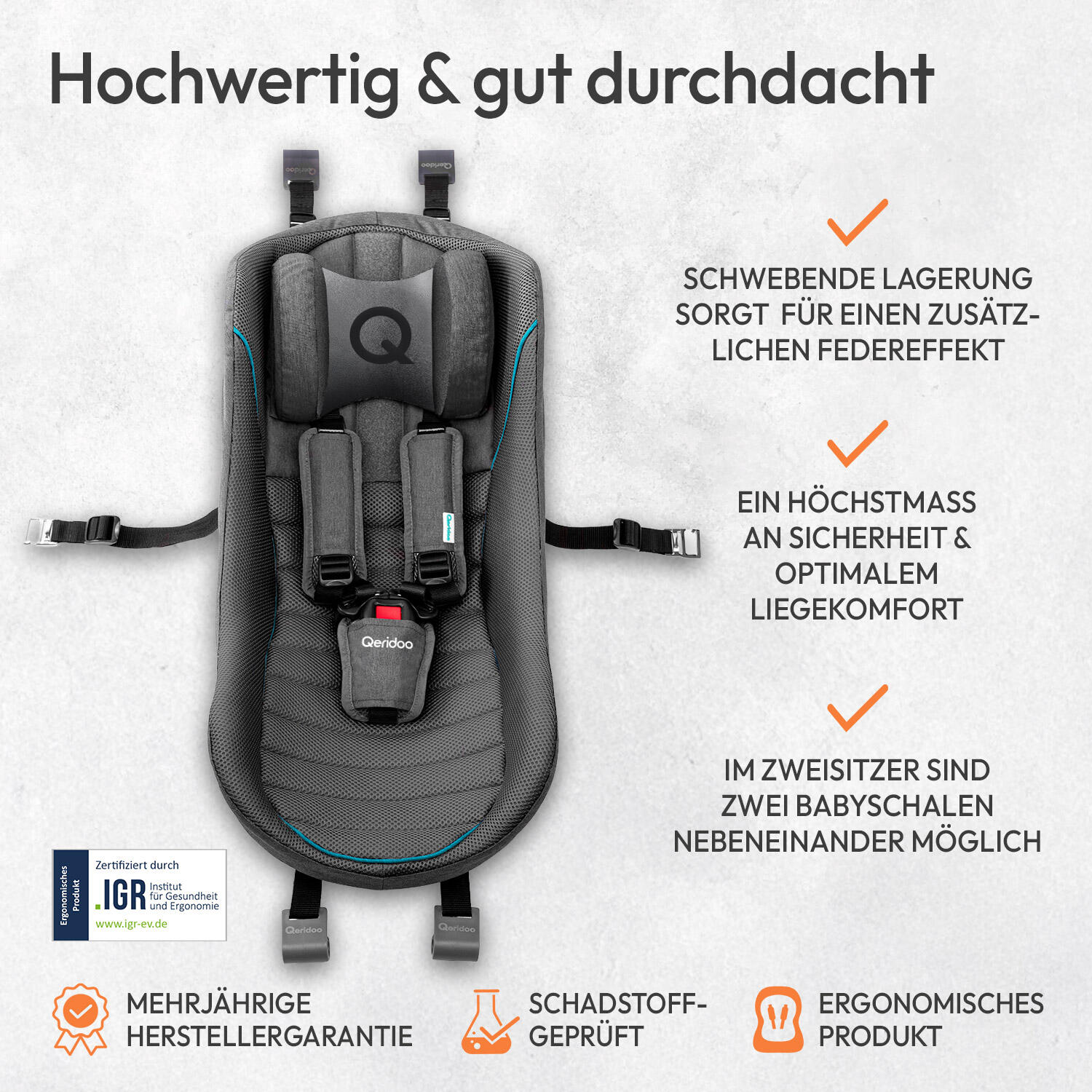 Babyschaal (donkergrijs)-Qeridoo 4/4