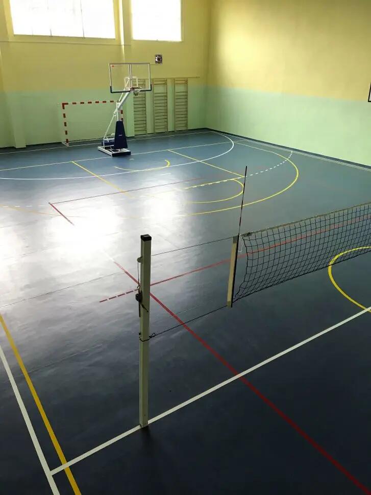Stalpi volei Anastasia Sport profil aluminiu 80x80 mm cu inaltime reglabila 15/15