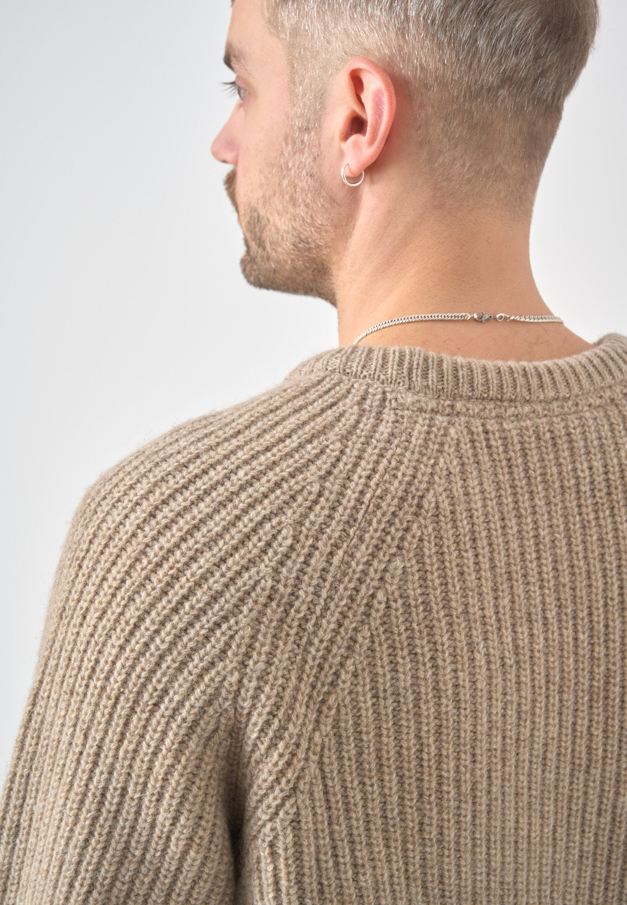Gebreide trui Crewneck Ribber 8/15