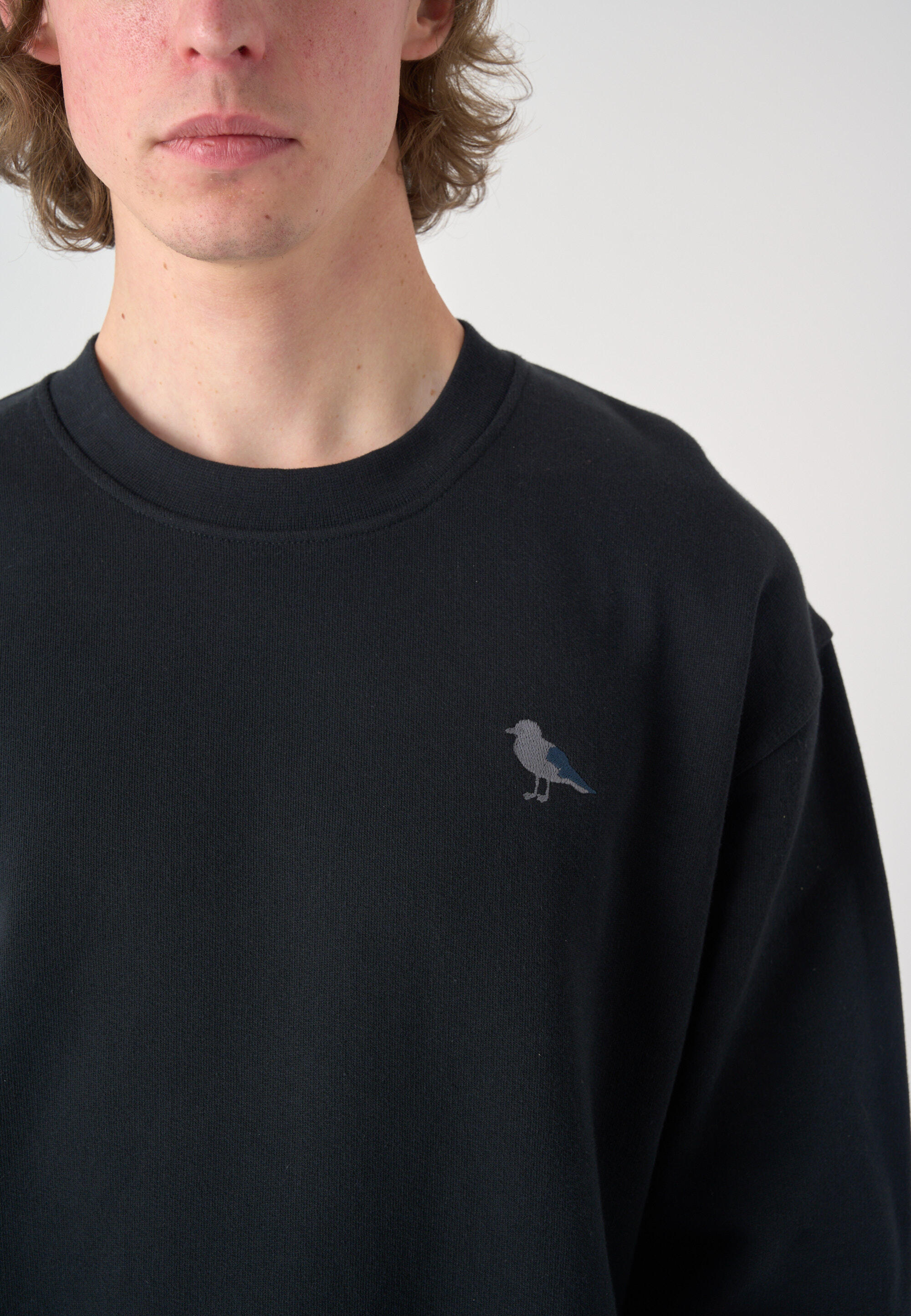 Sweatshirt Embro Gull Mono 7/15