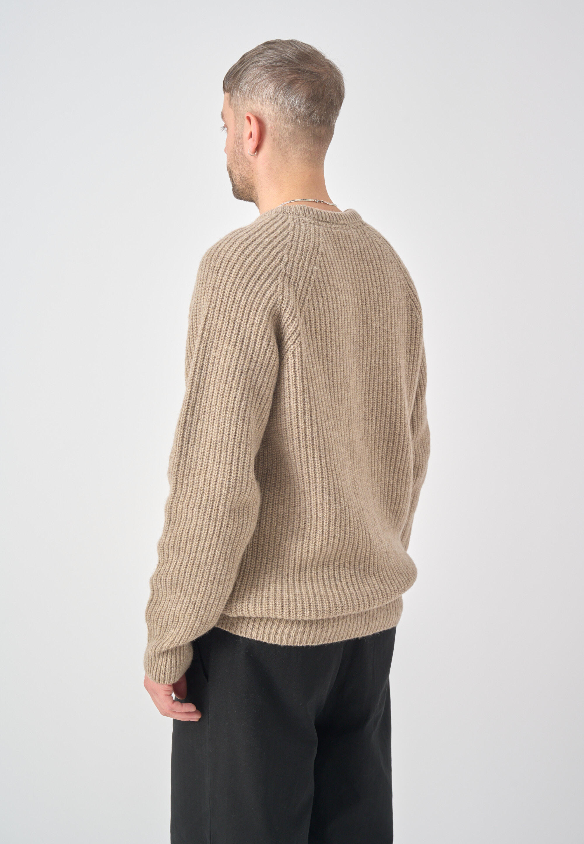 Gebreide trui Crewneck Ribber 6/15
