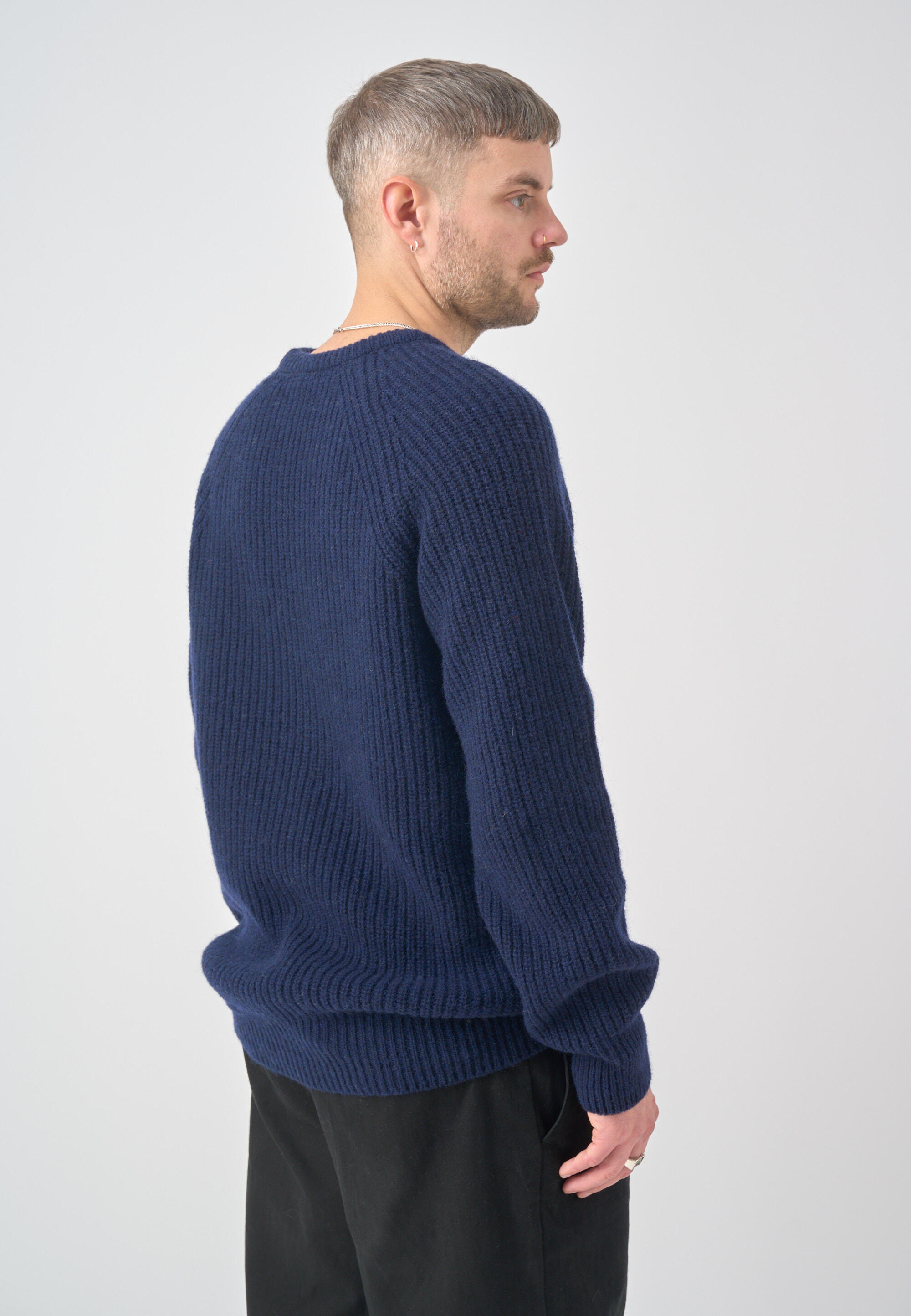 Gebreide trui Crewneck Ribber 6/15