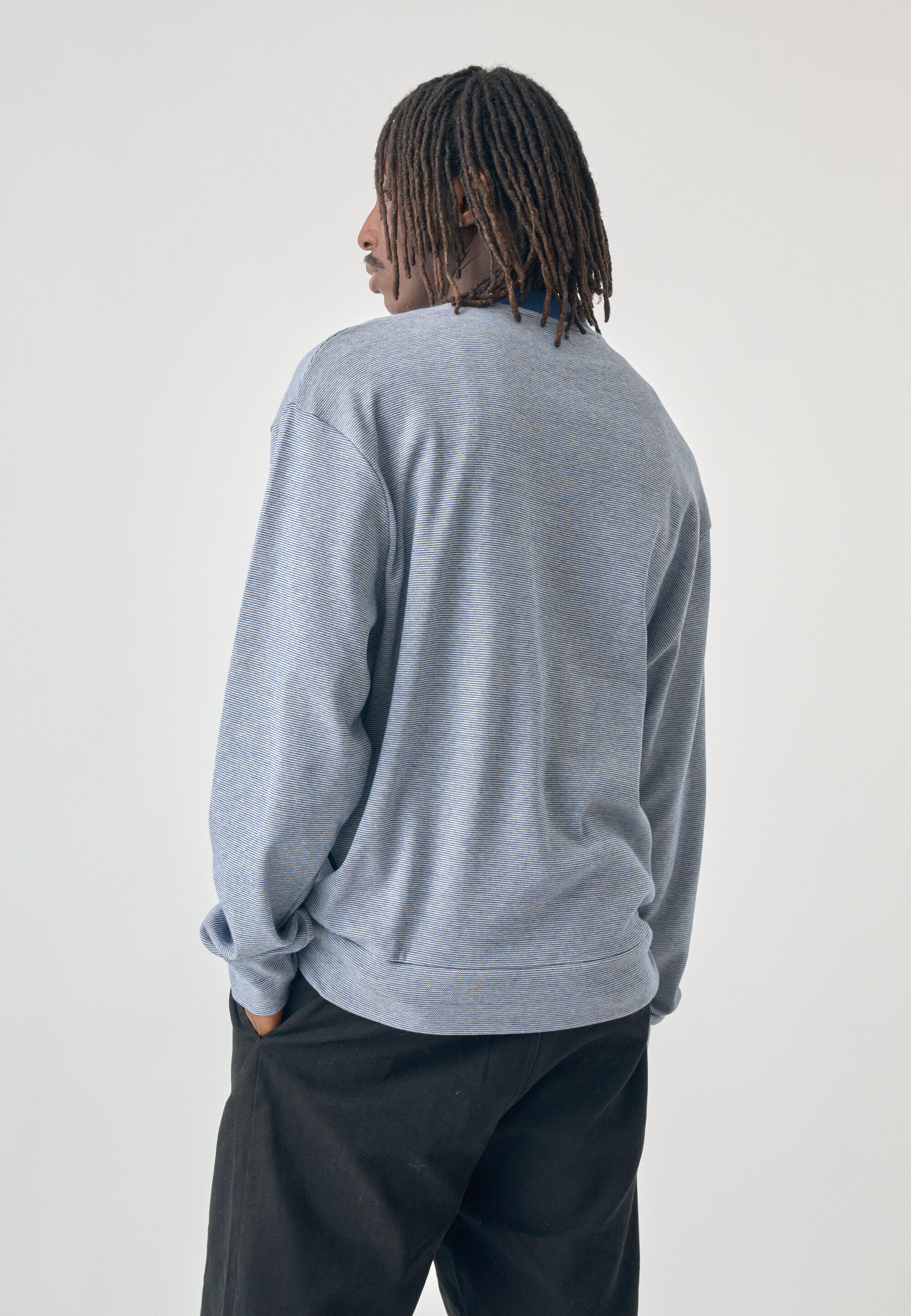 Sweatshirt Boxy Crewneck Ligull Mini Stri 6/8