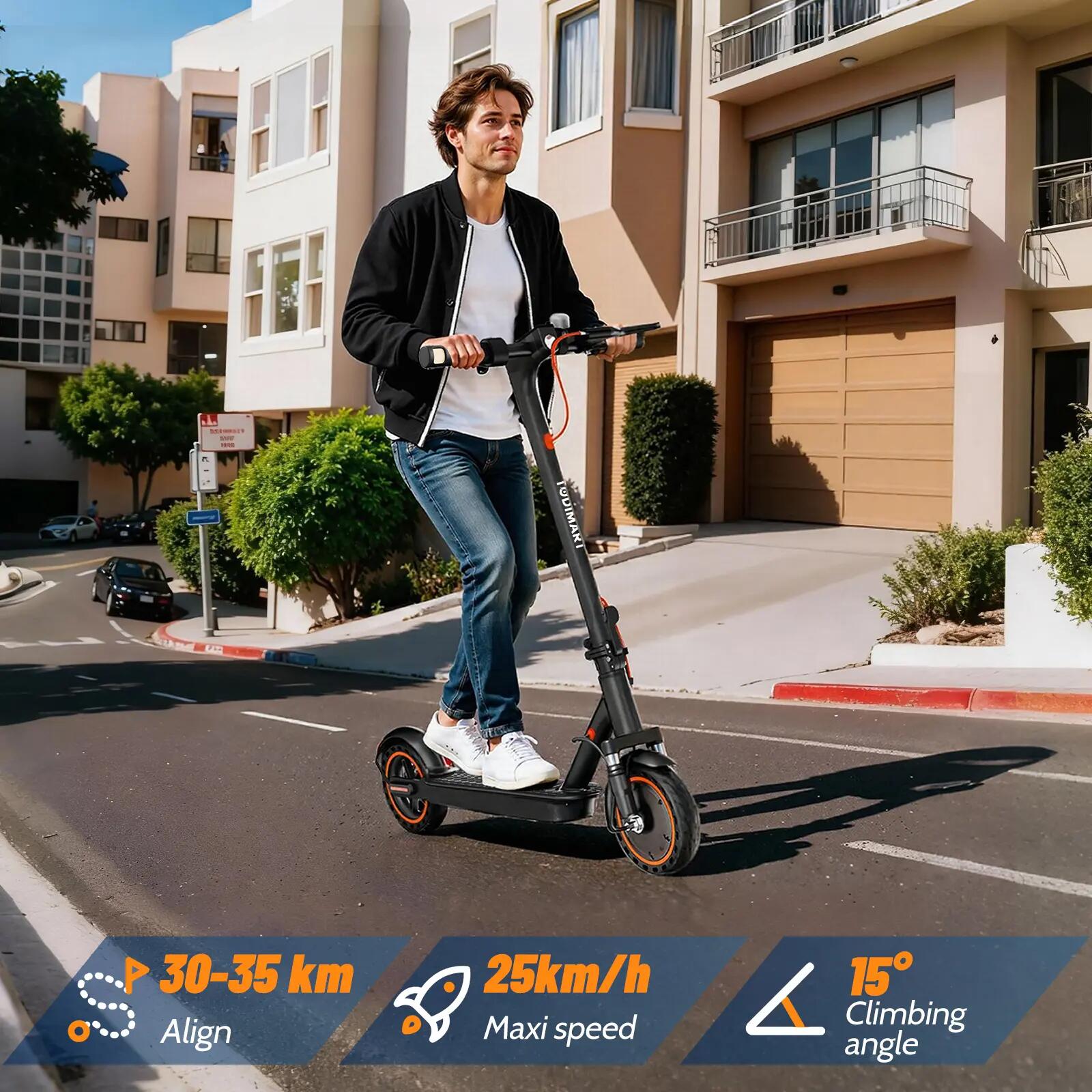 Elektrická koloběžka TODIMART T6S – Skládací elektrická koloběžka 8,5" 8/9