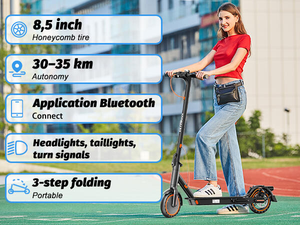 Skládací elektrická koloběžka TODIMART T3S 8,5" 3/11