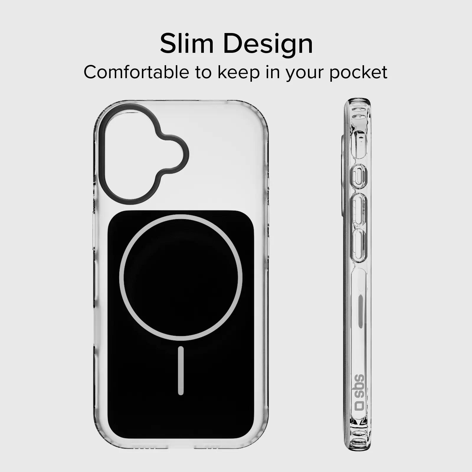 Coque magnétique compatible MagSafe avec coins anti-chocs pour iPhone 17 7/7
