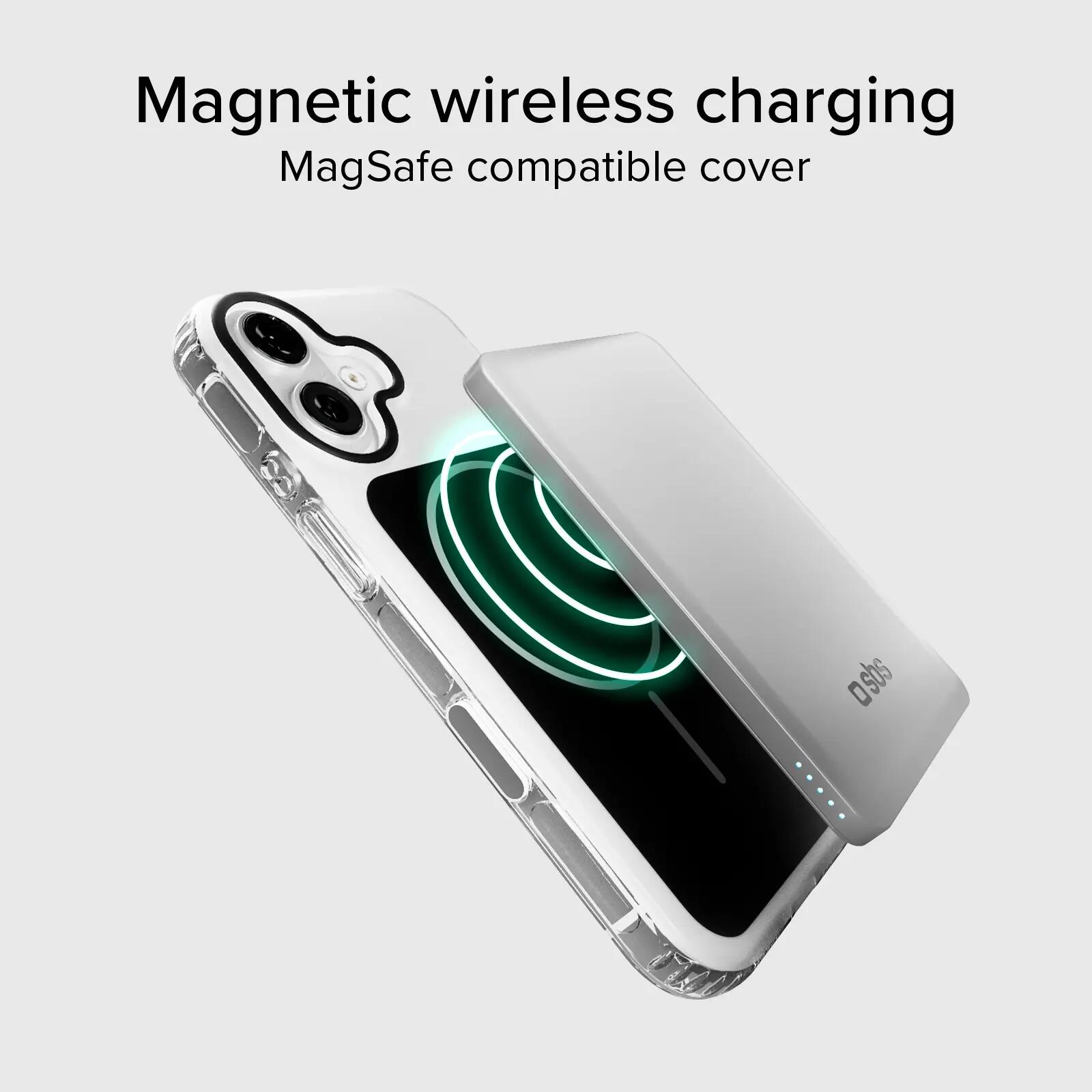 Coque magnétique compatible MagSafe avec coins anti-chocs pour iPhone 17 5/7