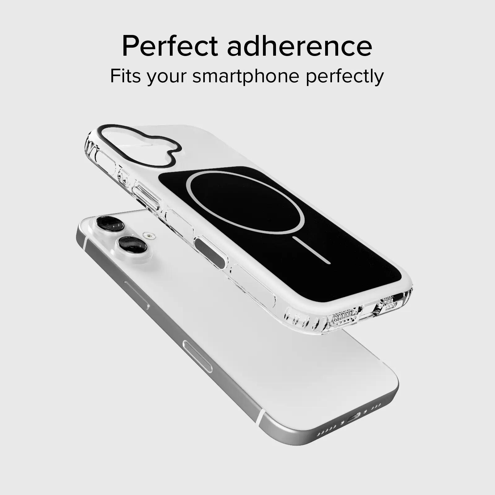 Coque magnétique compatible MagSafe avec coins anti-chocs pour iPhone 17 3/7