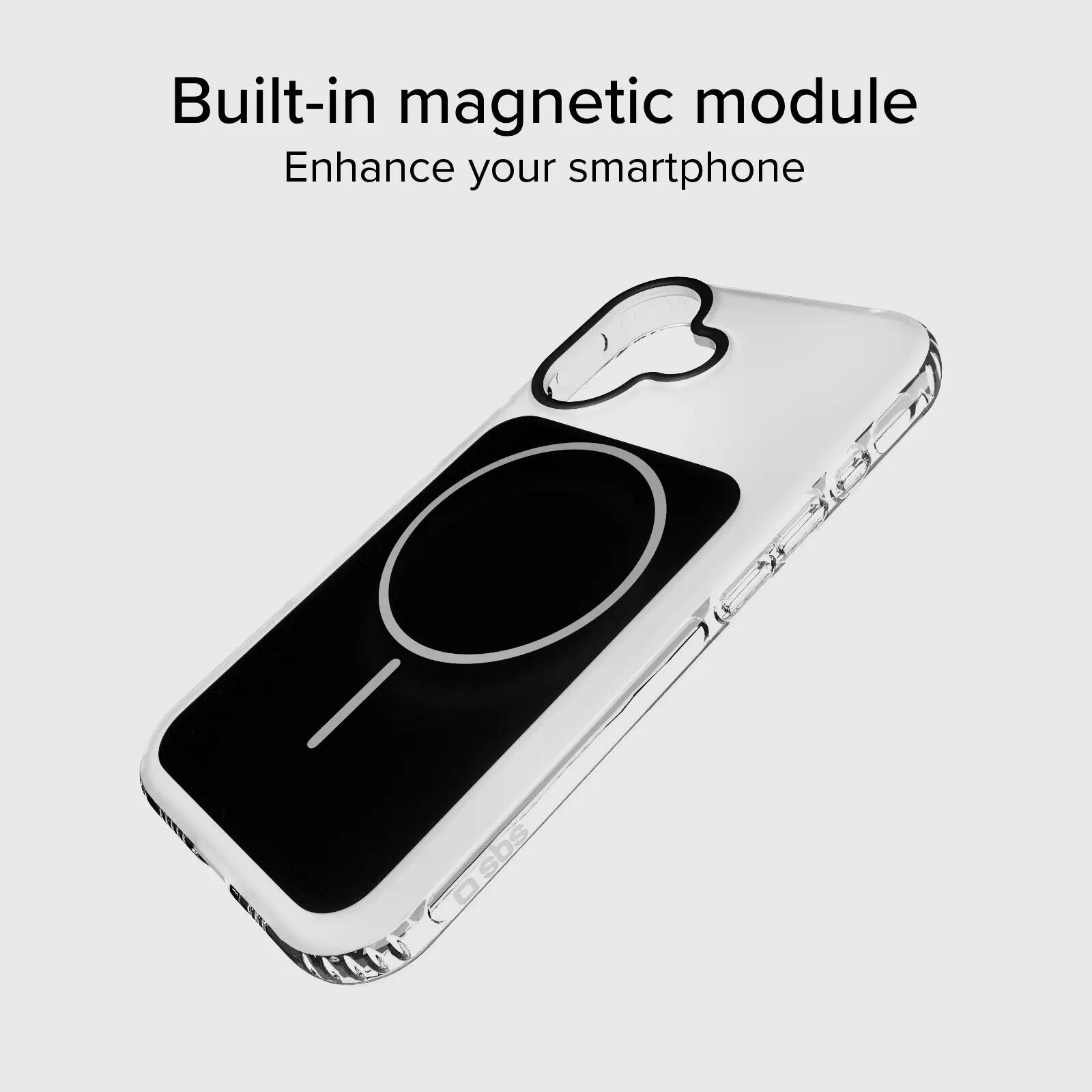 Coque magnétique compatible MagSafe avec coins anti-chocs pour iPhone 17 2/7