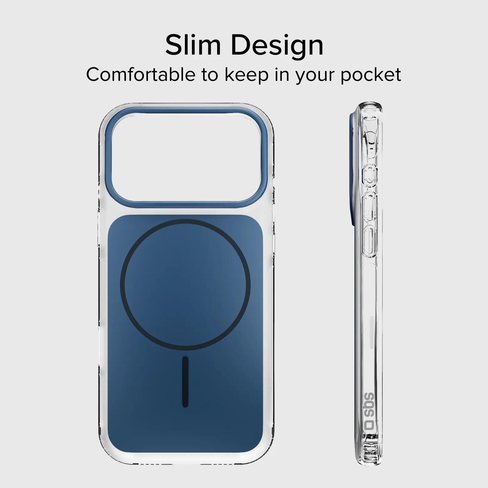 Cover magnetica compatibile con MagSafe con angoli antiurto per iPhone 17 Pro 7/7